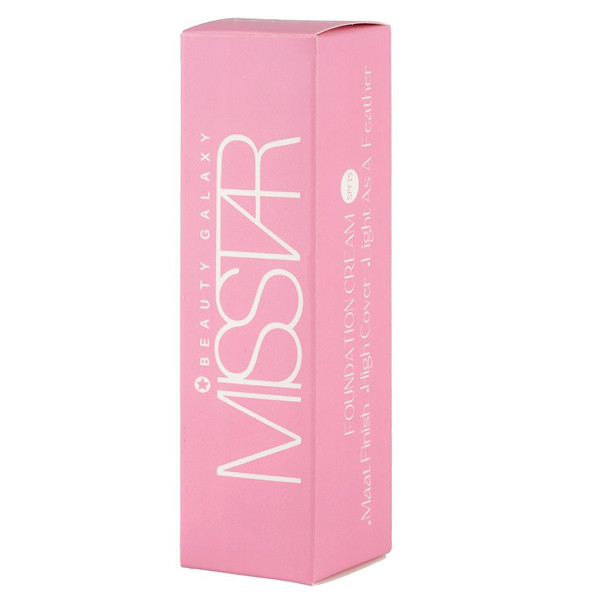 کرم پودر پمپی SPF15 میستار مدل BEAUTY GALAXY شماره MF201 مناسب برای انواع پوست حجم 40 میلیلیتر