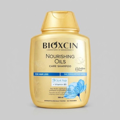 شامپو تقویت کننده و ترمیم کننده مو بیوکسین مدل Nourishing Oils Care مناسب برای انواع مو حجم 300 میلی لیتر