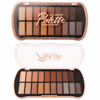 پالت سایه چشم 18 رنگ رمانتیک برد Romantic Bird مدل Eye Shadow Palette (کد B)
