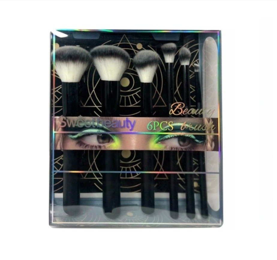 ست براش آرایشی سوئیت بیوتی Sweet Beauty مدل 6PCS Brush Set