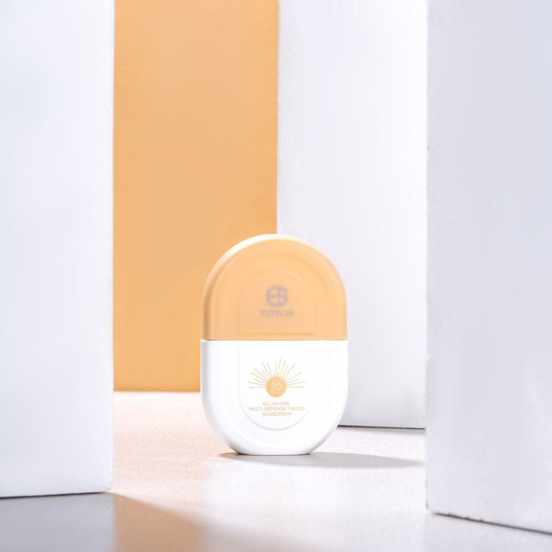 کرم ضدآفتاب رنگی استیلن SPF70 مدل All-In-One مناسب برای انواع پوست، حجم 50 میلیلیتر