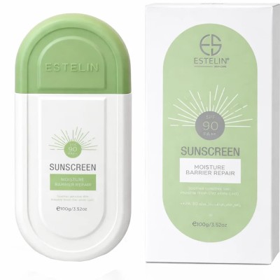 کرم ضد افتاب بی رنگ صورت استیلن SPF 90 مدل MOISTUER محافظ در برابر UVA و UVB مناسب برای انواع پوست؛ مختلط؛ حساس حجم 100 میلی لیت