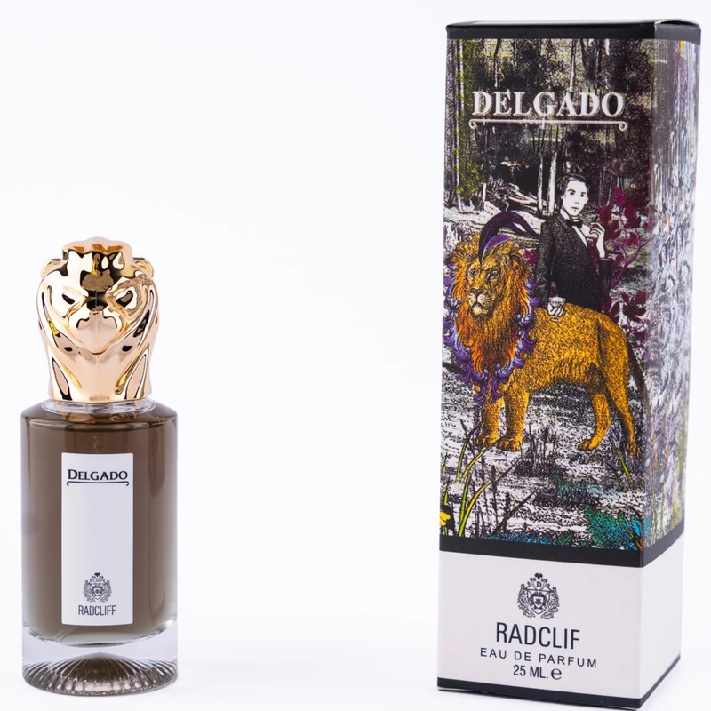 عطر جیبی مردانه دلگادو مدل رادکلیف با رایحه گرم حجم 25 میلی‌لیتر