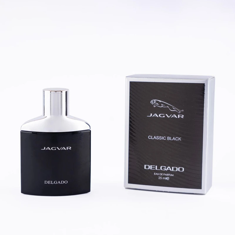 عطر جیبی مردانه دلگادو Delgado مدل جگوار حجم 25ml | تلخ و کلاسیک با ماندگاری بالا