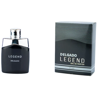 عطر جیبی مردانه دلگادو Delgado مدل لجند مشکی حجم 25ml | شیرین و معتدل با ماندگاری بالا