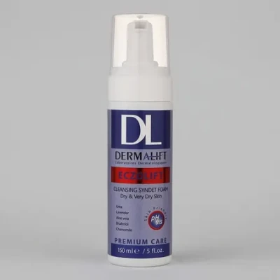 فوم شستشو صورت درمالیفت Dermalift مدل اگزولیفت حجم 150ml | مخصوص پوست خیلی خشک و آتوپیک