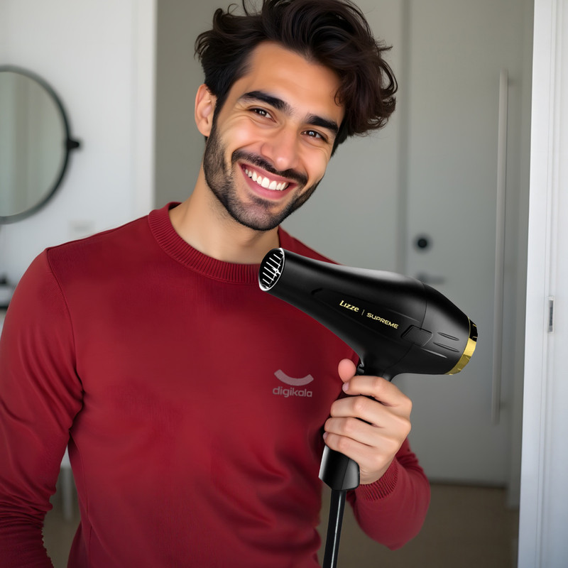 سشوار حرفه‌ای لیز Lizze مدل Supreme توان 2600 وات | موتور AC سالنی، سبک و پرقدرت