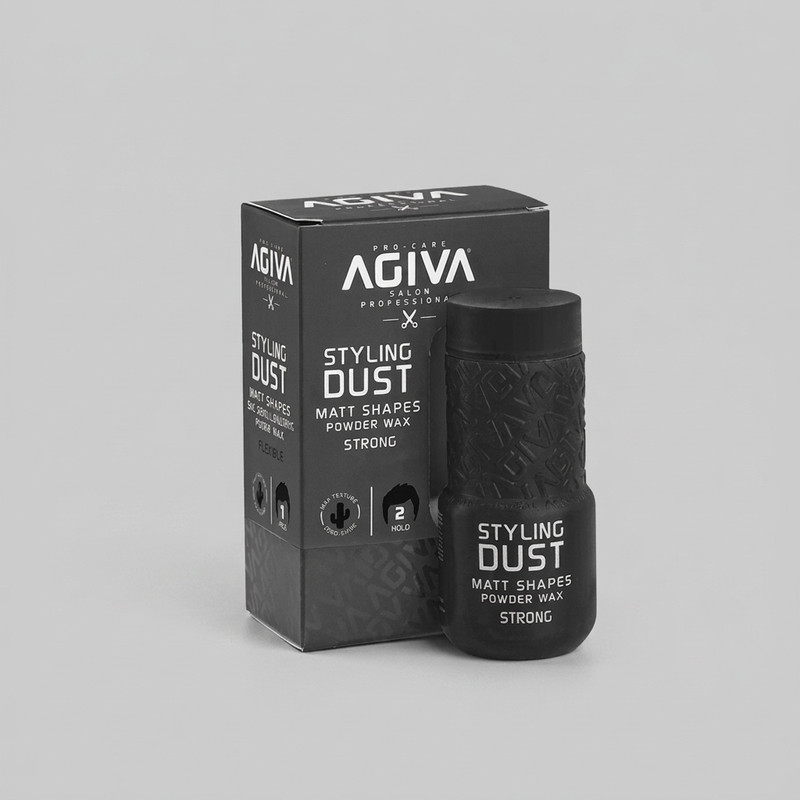 پودر حالت‌دهنده مو اگیوا AGIVA شماره 02 مدل Styling Dust وزن 20 گرم | حجم‌دهنده و مات‌کننده قوی مو  توضیحات متا (M